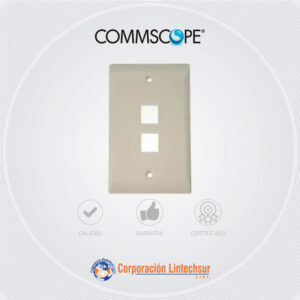 FACE-PLATE-2-SALIDA-COMMSCOPE