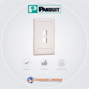 FACE-PLATE-2-SALIDA-PANDUIT