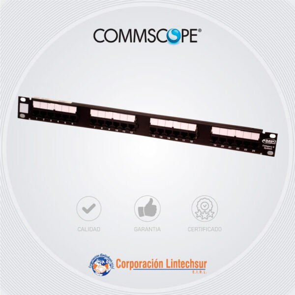 PATCH-PANEL-DE-24-PUERTOS-CAT6-COMMSCOPE