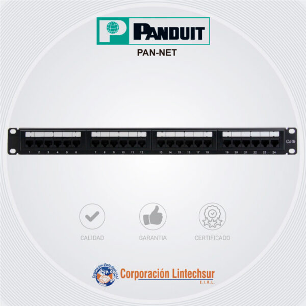 PATCH-PANEL-DE-24-PUERTOS-CAT6-PAN-NET