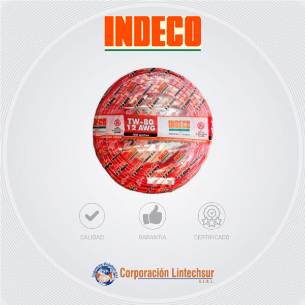 ROLLO-DE-TW-80-14AWG-X100MTRO-INDECO