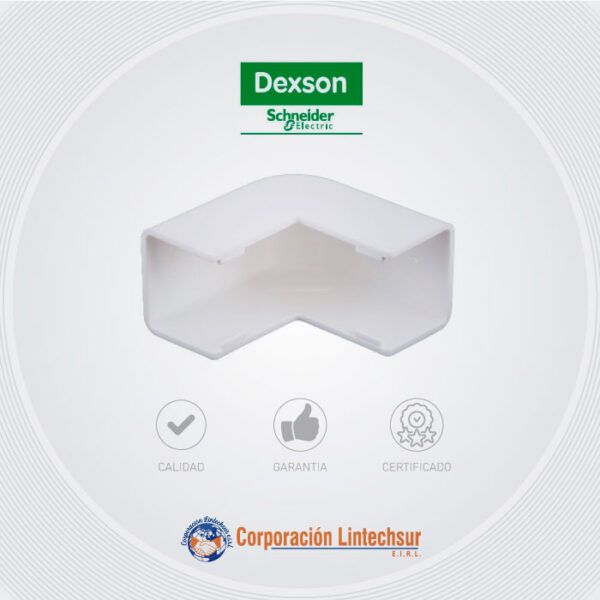 accesorio angulo externo 10x10 dexon blanco dxn11021