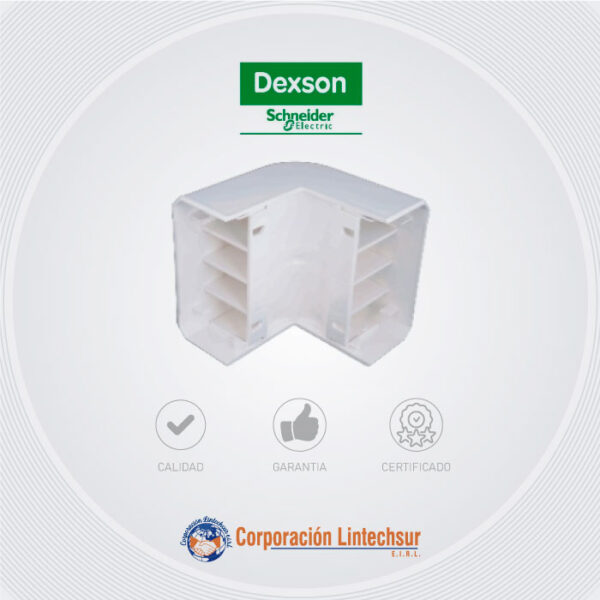 Accesorio Angulo Externo 100x45 O Dexson Blanco Dxn11011