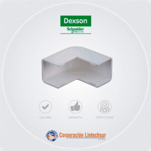 Accesorio Angulo Externo 25x25 O Dexson Blanco dxn11061