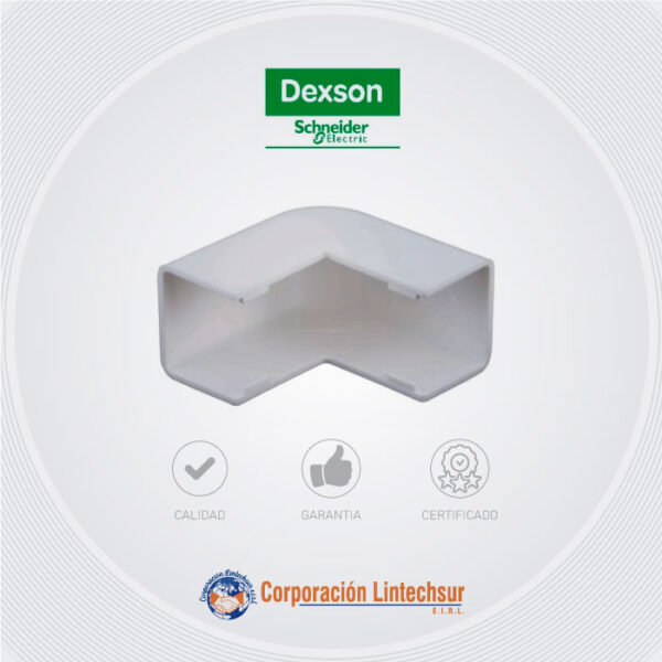 Accesorio Angulo Externo 40x40 O Dexson Blanco Dxn11091