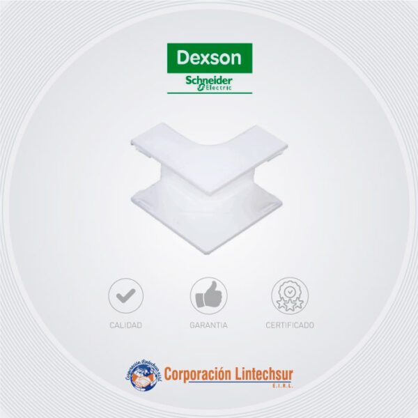 Accesorio Angulo Interno 40x40 I Dexson Blanco DXN11092