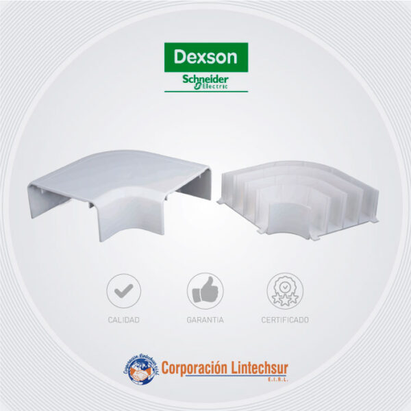 Accesorio Angulo Plano 100x45 L Dexson Blanco Dxn11013