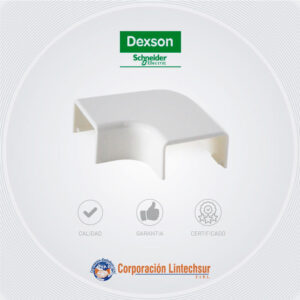 Accesorio Angulo Plano 13x7 L Dexon Blanco dxn11033