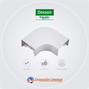 Accesorio Angulo Plano 40x40 L Dexson Blanco Dxn11093