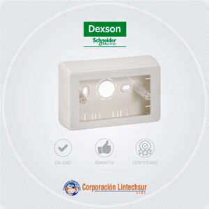 Caja Toma Dato 4x2 c1 Dexson Blanco Dxn5011S