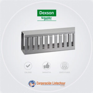 Canaleta Ranurada 60x80 2M Dexson Gris DXN10102