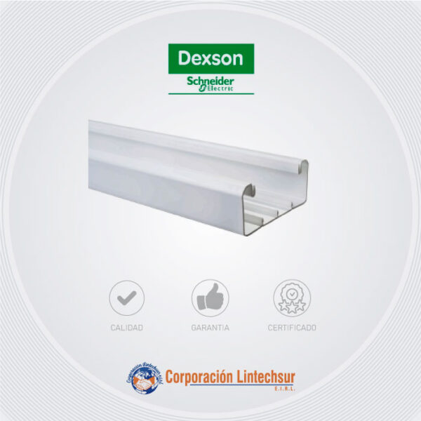 Separador P/Canaleta 100x45 Dexson Blanco dxn11018