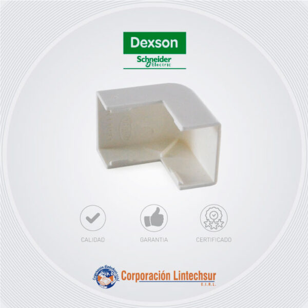 accesorio angulo externo 20x12 O dexon blanco dxn11041