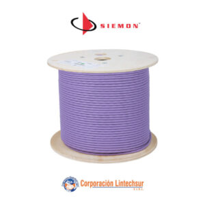 Cable S/FTP Sólido 4P Cat 7A TERA 23 AWG 1000Mhz LSZH Violeta