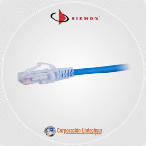 Patch Cord UTP 24AWG RJ-45 Cat6 LSZH 1M Azul