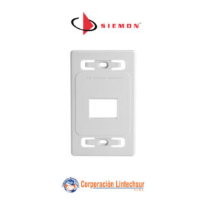 Placa-de-pared-2-Puertos-MAX-Vertical-Blanca