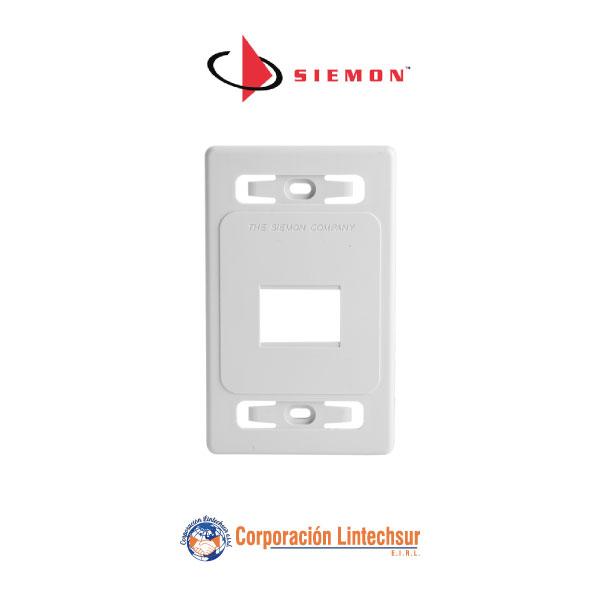 Placa-de-pared-2-Puertos-MAX-Vertical-Blanca