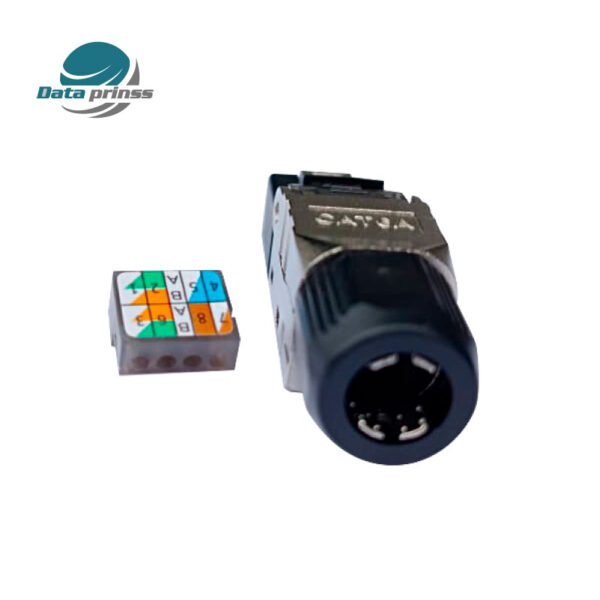 Plug RJ 45 modular blindado Cat6a dataprinss - Gabinetes y Cables de ...